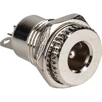Main product image for 2.1mm Metal Panel Mount DC Jack 090-5016